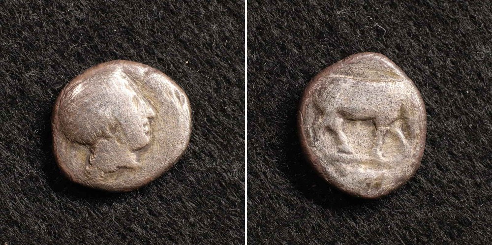 *Ancient Greek Silver Coin Unclassified[E424]8e7