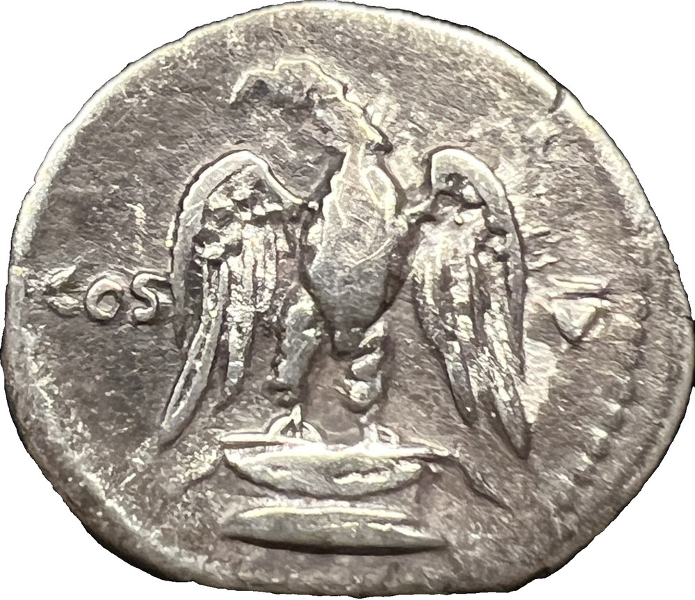 ANCIENT ROMAN SILVER DENARIUS – TITUS AS CAESAR, 69-79 AD, ROME.