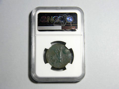 Roman Coin Nero 54-68 AS Dupondius Lugdunum NGC Choice Fine