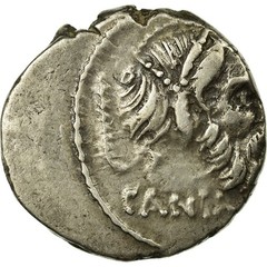 [#65679] Vibia, Denarius, Silver, AU(50-53), Babelon:19