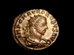 PROBUS. Silvered Antoninianus. Tripolis. CLEMENTIA TEMP.