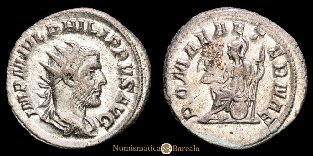 Filipo I Antoniniano (4,53g) 247 d.C. Roma RIC IV 44b EBC+