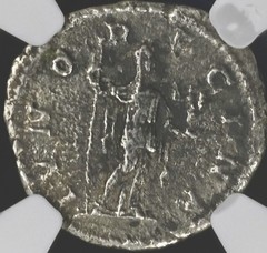 Roman Empress Julia Soaemias Silver Denarius 218-222AD NGC Genuine Scarce Coin