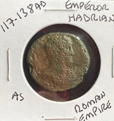 Authentic Ancient Roman Coin 117-138AD Hadrian 1900 Years Old Rare Coin As