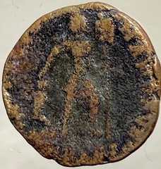 Emperor Gratian Dragging Captive Roman Coin 367AD-378AD Gloria Romanorum Genuine