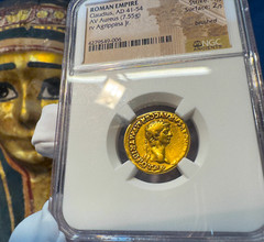 ROMAN EMPIRE “CLAUDIUS” AUREUS 41-54AD NGC VF ANCIENT GOLD COINS CAESAR AUGUSTUS