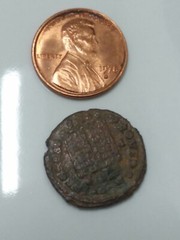 Roman Empire – Bronze Acient Coin. Guaranteed Genuine, Large Penny Size.