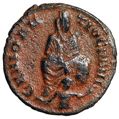 Anonymous Pagan Issue Under Tetrarchy Era Roman Empire “Tyche / Apollo”