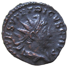 GALLIC EMPERORS. TETRICUS II CAESAR, 273-274 AD. AE ANTONINIANUS, SPES REVERSE.