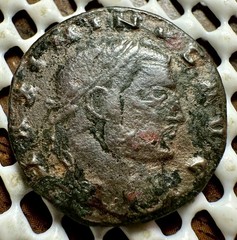 Ancient Roman Coin of Maximinus II, GENIUS, 23.1 mm