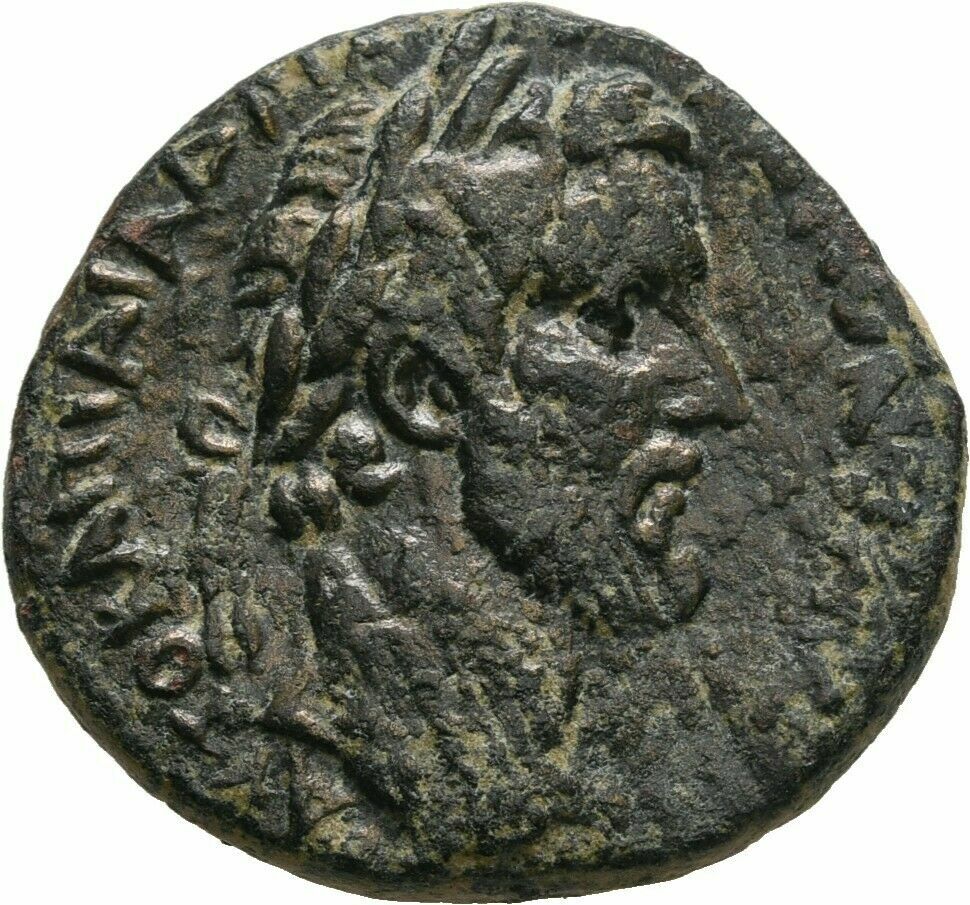 Ancient Rome AD 138–161 Antoninus Pius Syria Cyrrhestica Hierapolis Wreath