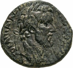 Ancient Rome AD 138–161 Antoninus Pius Syria Cyrrhestica Hierapolis Wreath