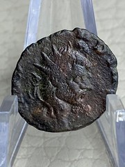 270AD Roman Coin Ancient Emperor Claudius II Gothicus Burning Alter Genuine