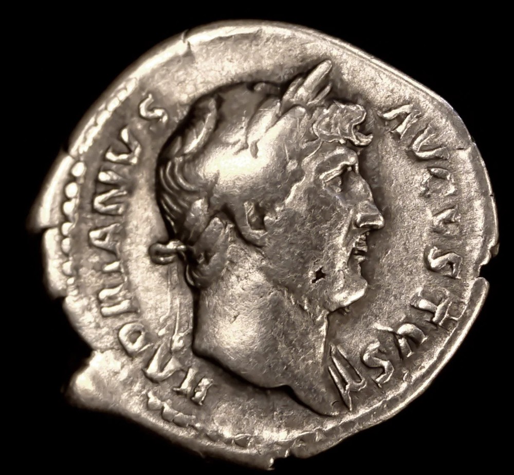 Hadrian, AR Denarius NGC VF