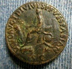 Excellent Titus AE Sestertius Ancient Roman Bronze Coin 79-81 AD, 34 mm # 206
