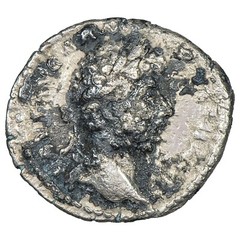 Roman Coin – Marc Aurèle Denier Reverse Pax – 166 Ad – Silver – RIC.159