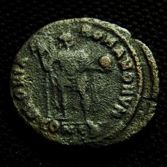 Æ Maiorina Theodosius Rv GLORIA ROMANORVM 4.64 gr 22-3mm Constantinople AD 393-5