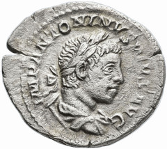Emperor ELAGABALUS 218-222 Silver Denarius Ancient Roman Coin LIBERTAS AVG 19mm