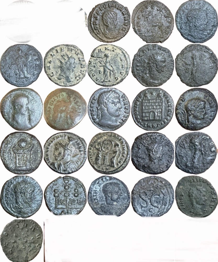 Amazing Lot Of 12 Ancient Roman Coins 🤩