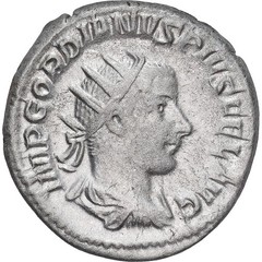 [#138164] Gordian III, Antoninianus, 243-244, Rome, Silver, AU, RIC:148