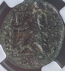 Ancient Hierapolis Phrygia Coin 1st Century BC NGC Extremely Rare Certified