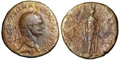 Vespasian Sestertius “Spes Walking SC” Rome Mint 76 AD