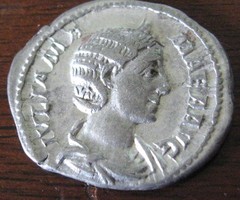 Ancient Roman Empire AR Denarius Julia Mamaea 226AD VF condition