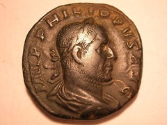 Philip Sestertius ((VF, 244-249 AD, & Attractive)