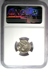 Julius Caesar AR Denarius Silver Elephant Roman Coin 49 BC – NGC Choice VF