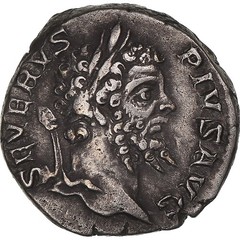 [#1170321] Coin, Septimius Severus, Denarius, 202-210, Rome, AU, Silver, RIC:288