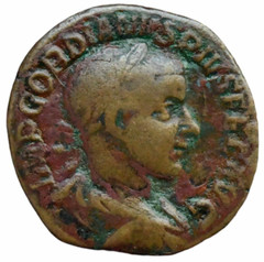 AUTHENTIC GORDIAN III ROMAN SESTERTIUS COIN – XF CONDITION – AE 30mm 17GR
