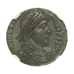 NGC ( AU ) Roman AE3 of Valentinian I ( AD364 -375 ) NGC Ancients Certified Coin