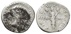 Roman Imperial Silver Denarius – Rome 119-122 AD – Hadrian with Aeternmitas