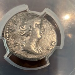 Faustina I AR Denarius Posthumous AD 138-140/1 VF PNC A402123-007