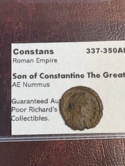 Constans: Son of Constantine The Great 337-350AD. High Quality R1506