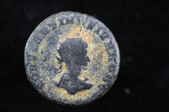 Roman Coin Constantine II AE Follis Ticinum mint 319 AD. VICTORIAE LAETAE P P.