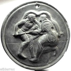 Roman Empire (Ancient Medal Plaque) Sicily School