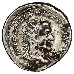 Roman Coin Philippe I The Arab Antoninian 247 Reverse Annona Billon RIC.28C