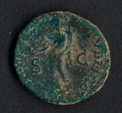 Vespasian * Ae As * FIDES PVBLICA * Lugdunum AD 69-79 * Good Condition