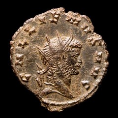 *Lucernae* Gallienus Antoninianus FORTVNA REDVX . Ç (312) Rome mint 266 A.D.