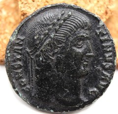 Roman Imperial | Constantine I | AE3 | 326-328 AD | Thessalonica | Fortress Gate