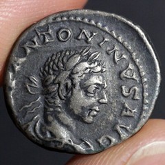 Emperor Elagabalus Denarius Ancient Roman Empire Silver Coin 218AD VICTORIA AVG