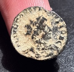 330-335 AD Roman Imperial Constantius II AE Follis 1.04g Antioch Ancient Coin