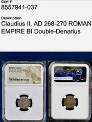 Genuine Ancient Roman Coin Emperor Claudius II Gothicus 268-270 AD NGC Certified
