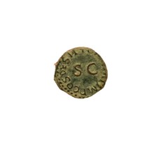 EMPEROR CLAUDIUS Ancient Roman Coin Quadrans 41AD Hand Scales SC RIC85 3g