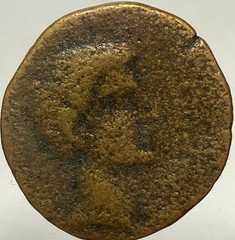 42BC-1BC Roman Province of Baetica Irippo Augustus Reign Female Seated Rare Coin