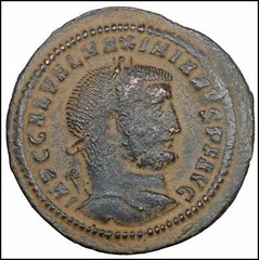 Galerio Galerius Follis Ancient Roman Coins Ancient Roman Coin Bronze Genuine