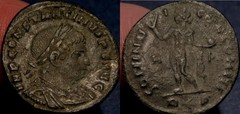 MRTWN Constantine I AE follis Rome AD314 SOL INVICO COMITI HIH GRADE Silvered?