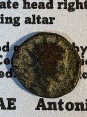 Claudius II Gothicus 268-270 AE Antoninianus. Death Commemorative. CR75