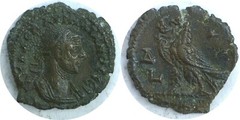270-275 AD Roman Imperial Aurelian Alexandria Eagle Billon Tetradrachm